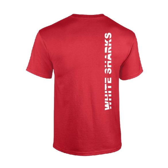 White Sharks-Herren T-shirt-rot