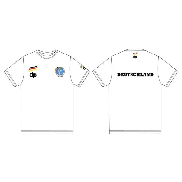 Deutsche Herren Wasserball Nationalmannschaft-T-shirt-weiss