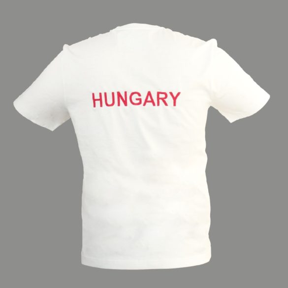 Ungarische Wasserball-Nationalmannschaft-Herren T-Shirt-weiss