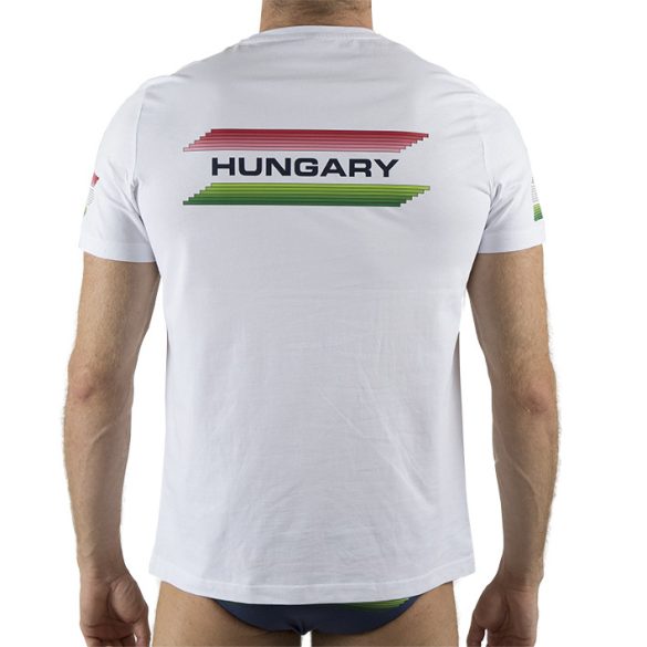 Ungarische Wasserball-Nationalmannschaft-Herren T-Shirt-weiss