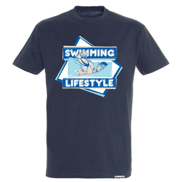 Herren T-Shirt-Swimming