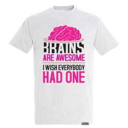 Men's T-shirt-Brains Are Awesome