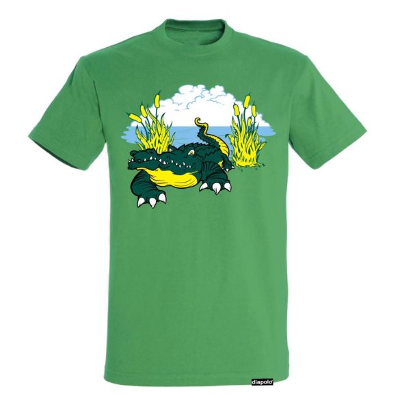 Men's T-Shirt-Crocodile