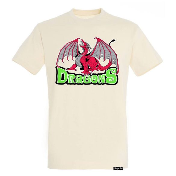 Herren T-Shirt-Dragons