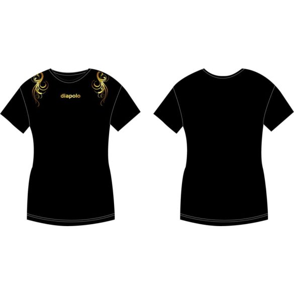 Women's T-shirt - Floral Gold - 1 