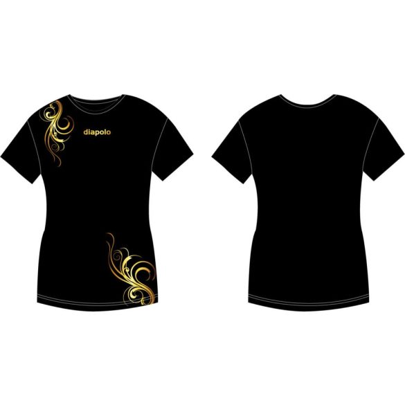 Women's T-shirt - Floral Gold - 1 