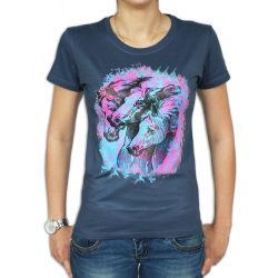 Damen T-Shirt-Color Race