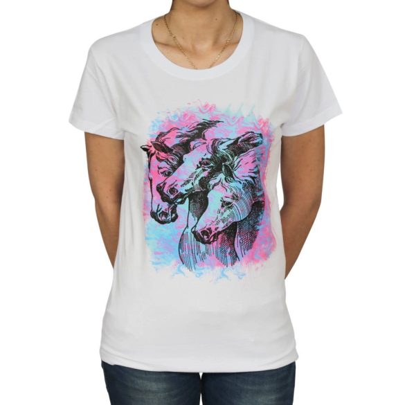 Damen T-Shirt-Color Race
