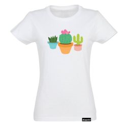 Damen T-Shirt-Cactus