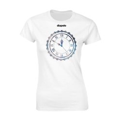 Damen T-Shirt-Clock