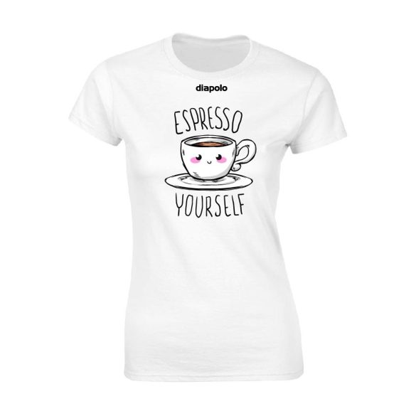Damen T-Shirt-Espresso Yourself