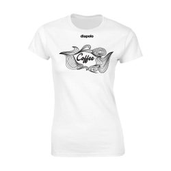 Women's T-Shirt - Coffee - Navy