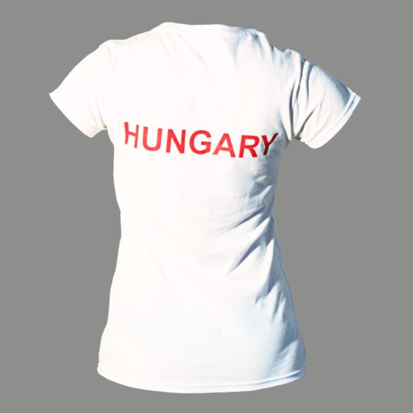 Ungarische Wasserball-Nationalmannschaft-Damen T-Shirt-weiss