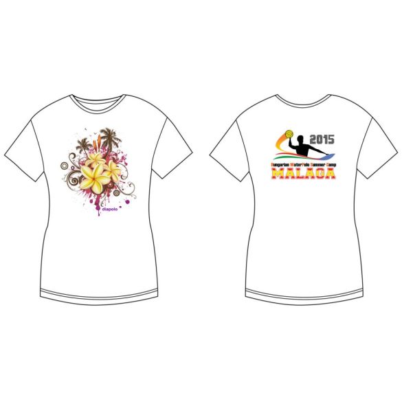 HWPSC - Women's T-shirt - Malaga flowers 