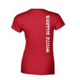 White Sharks-Damen T-shirt-rot