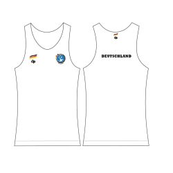   Deutsche Herren Wasserball Nationalmannschaft-Damen Unterhemd-weiss