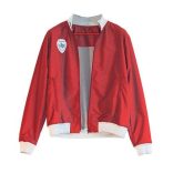 Damen Windjacke-rot