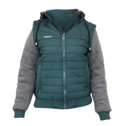 Jacket - Hooded - Grey-Green