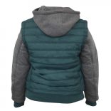 Jacket - Hooded - Grey-Green