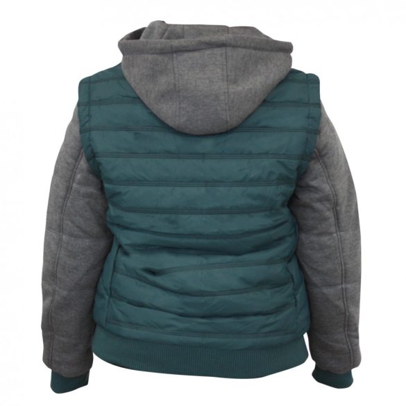 Jacket - Hooded - Grey-Green