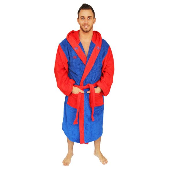 Bathrobe - Royal Blue-Red 