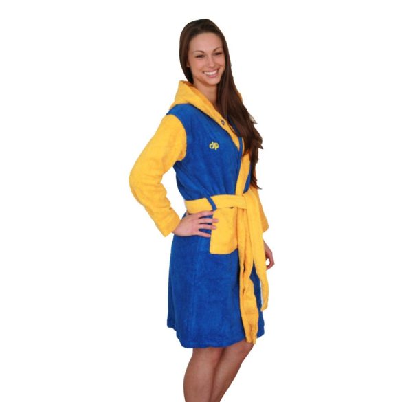 Bathrobe - Royal Blue-Yellow 