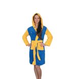 Bathrobe - Royal Blue-Yellow 