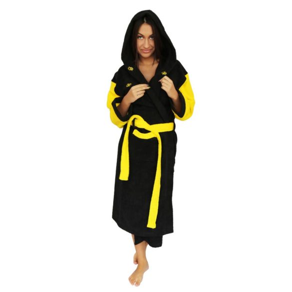 Bathrobe - Black-Yellow