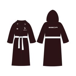 Water polo Club Siscia - Bathrobe terry with Hoodie black