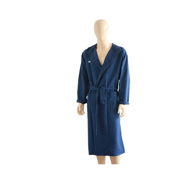 Microfiber Bathrobe - Dark Blue 