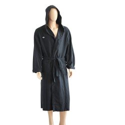 Microfiber Bathrobe - Black 