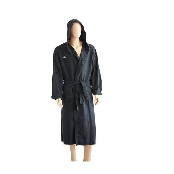 Microfiber Bathrobe - Black 