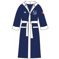 Frem - Royal blue Microfiber Bathrobe