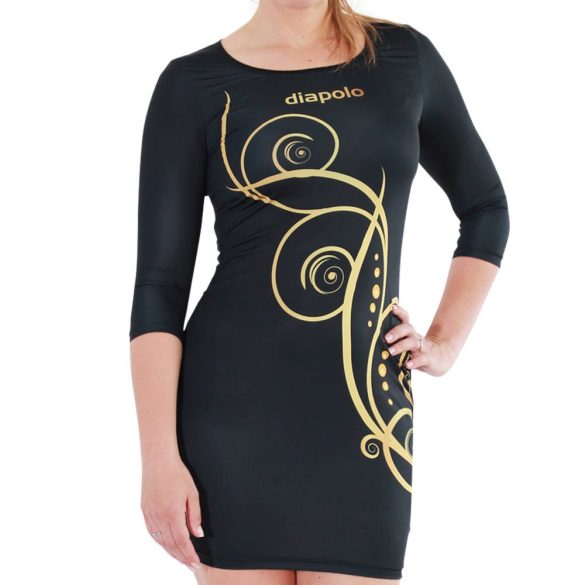 Women's dress - Floral Gold - 1