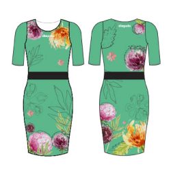 Damen Kleid-Floral