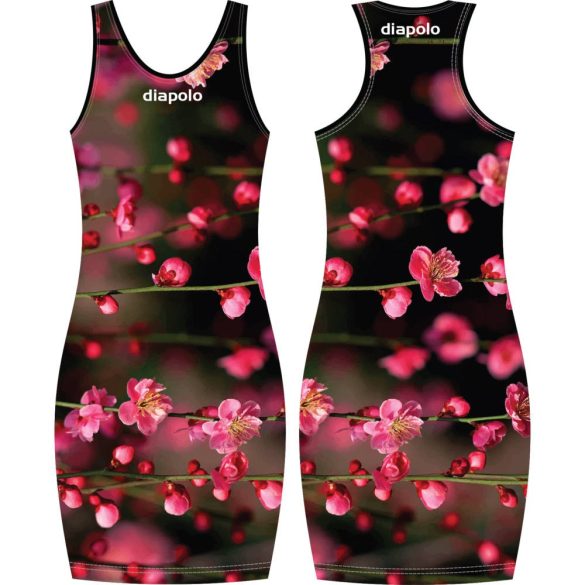 Damen Kleid-Blossom Flower