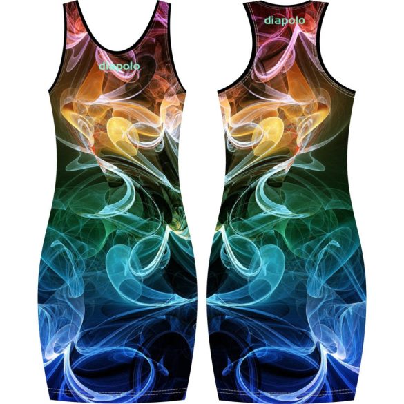 Damen Kleid-Color Smoke