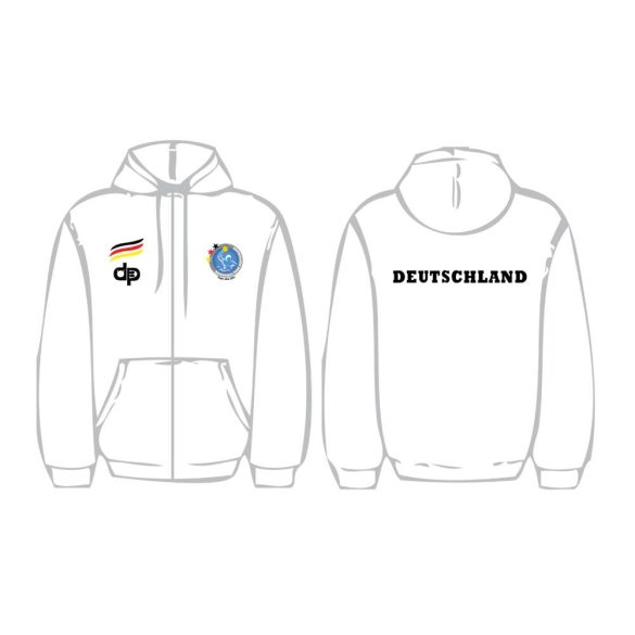 Deutsche Herren Wasserball Nationalmannschaft-Pullover-weiss