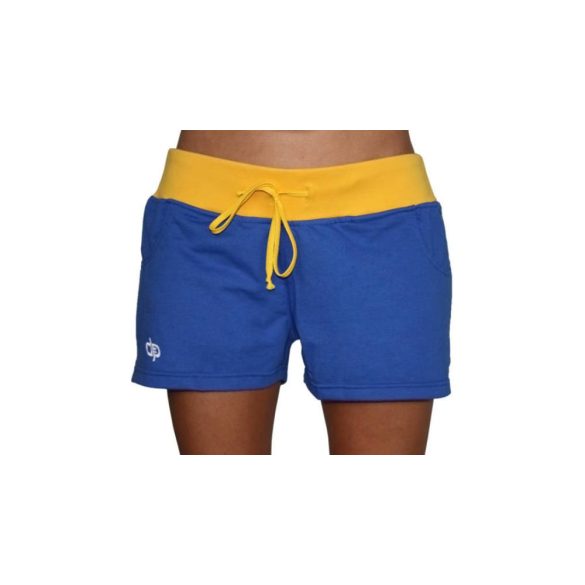 Damen Short-Berlin frottier-blau/gelb