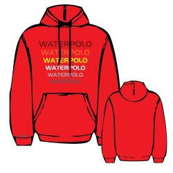 Pullover-WP2 gestickten-rot