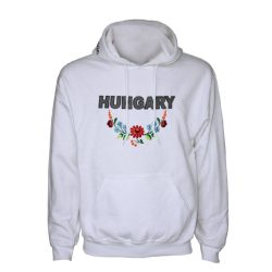 Pullover-Hungary gestickten-weiss