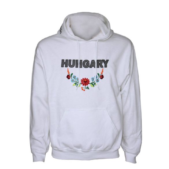 Jumper - Hungary - embroidered - white 
