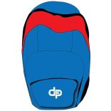 Fire Rucksack-gross (43x56x29 cm)-königsblau/rot