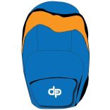 Fire Rucksack-gross (43x56x29 cm)-königsblau/orange