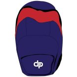 Fire Rucksack-gross (43x56x29 cm)-navy blau/rot