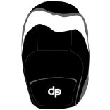 Fire Rucksack-gross (43x56x29 cm)-schwarz/weiss