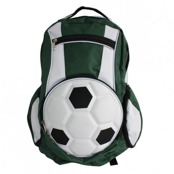 Fussball Rucksack-Grün/Weiß