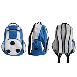 Rucksack-Fußball-blau