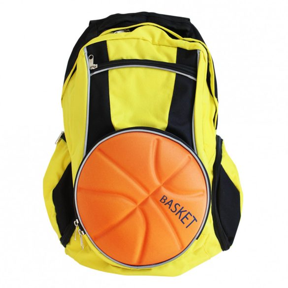  Basketball Rucksack-Gelb/ Schwarz