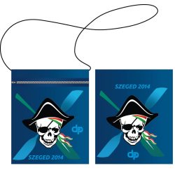 Kartenhülle-2014 Szeged Pirate-navy blau